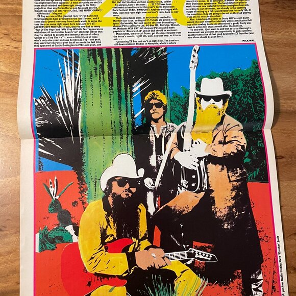 Kerrang Rock Music British Magazine Lot of 5 Heavy Metal 80s - Picture 8 of 16